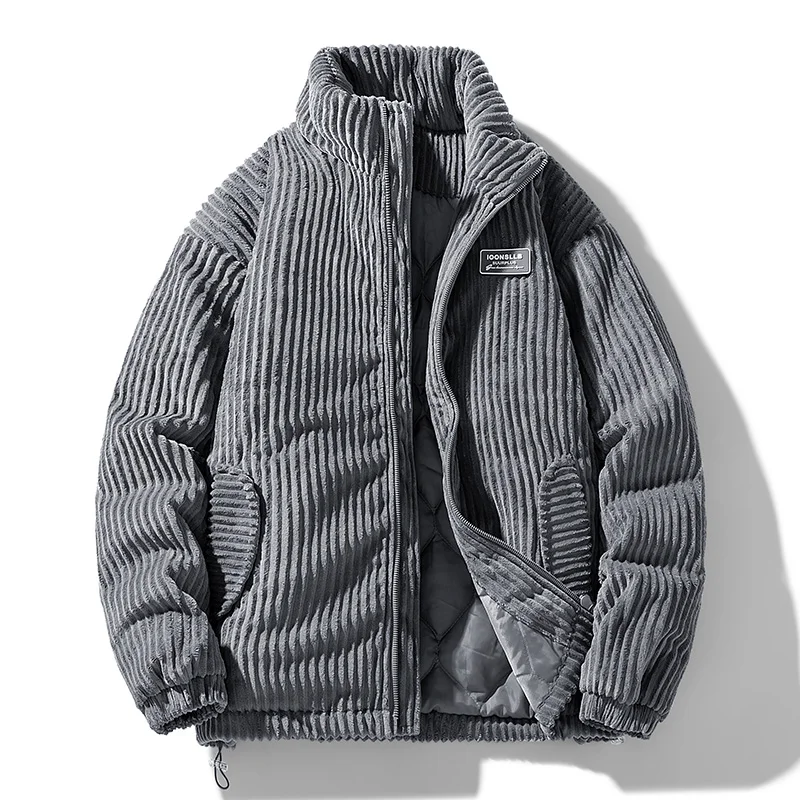 Jaqueta Masculina de Inverno e - Corduroy Jacket Men avaliação e preço