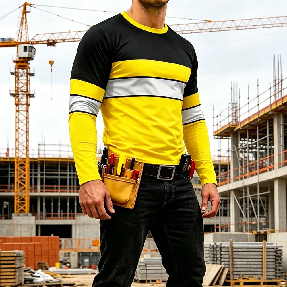 Camiseta Masculina de Manga Lo - Men'S Fashion For Summer avaliação e preço