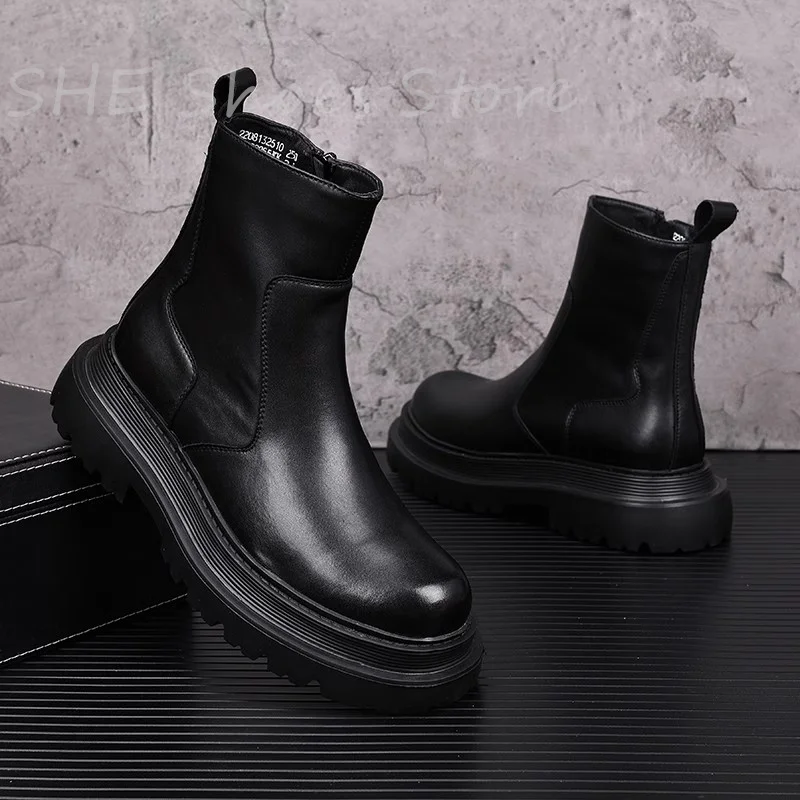 Botas chelsea de fundo robusto - Chelsea Boots Men avaliação e preço