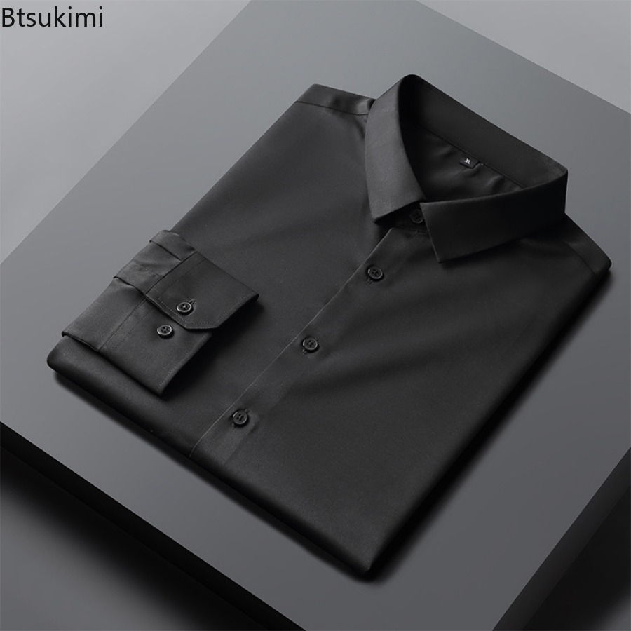 Novas Camisas Masculinas 2026  - Dress Shirt Non-Iron avaliação e preço